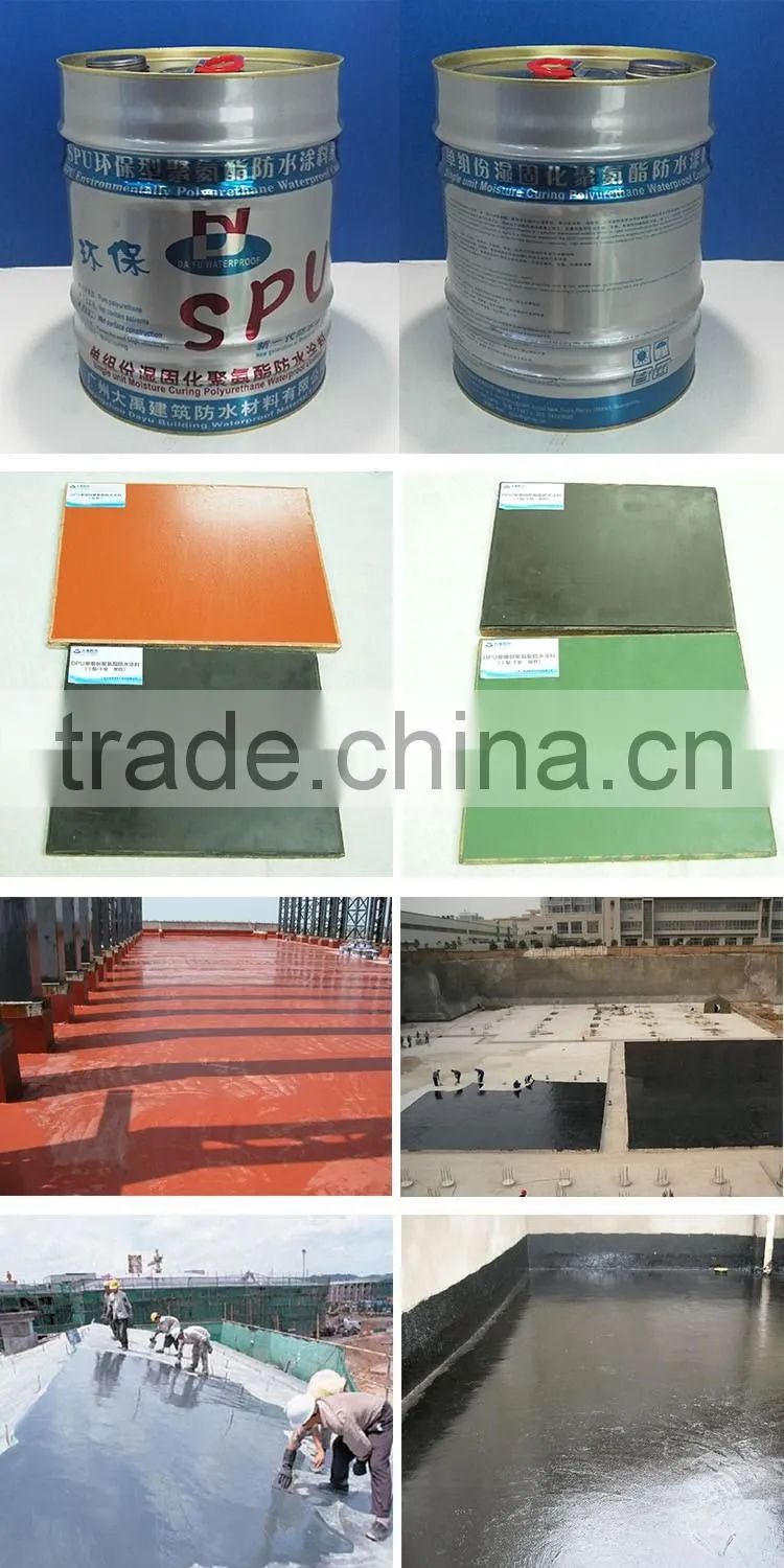 Safe And Environmental Friendly Single Polymer Waterproof House Coating