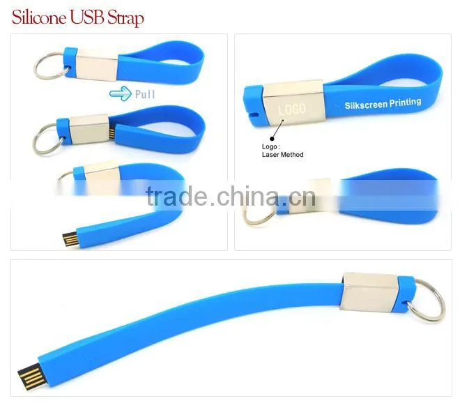 cheap promotion souvenir bracelets usb memory trade show gift