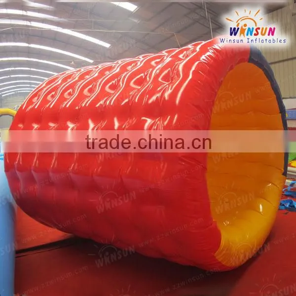 0.90mm plato PVC Funny popular hot seller exciting inflatable water wheel