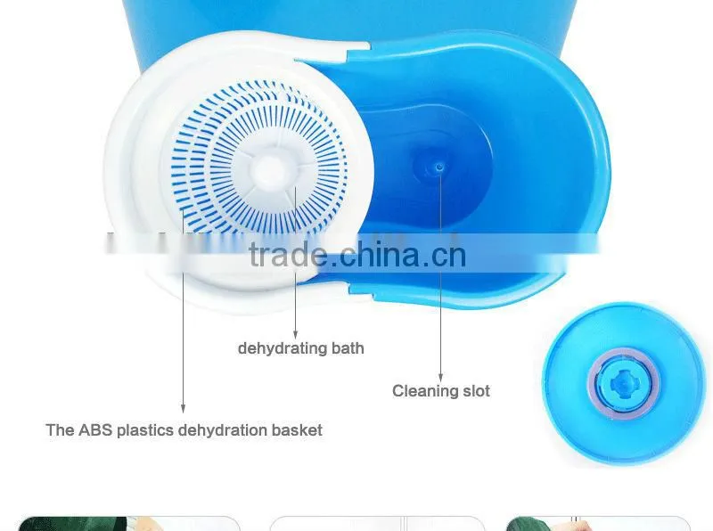 industrial plastic mop bucket wringer