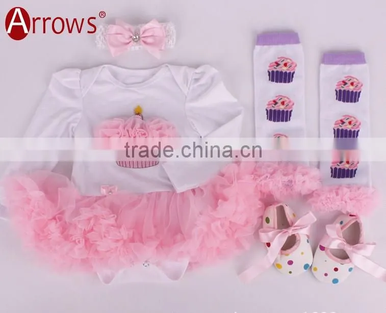 China Best Selling Products New Fashion Girls Tops Baby Long Sleeve Peplum Dress
