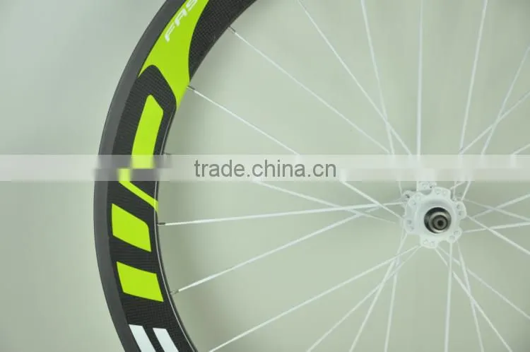 50mm FFWD carbon fiber usd aluminum alloy road bicycle wheels for sale,700c white carbon road bike wheels for 4x4