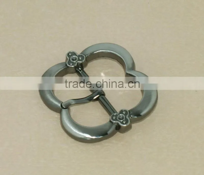 antique shoe buckles with heart shape fittings