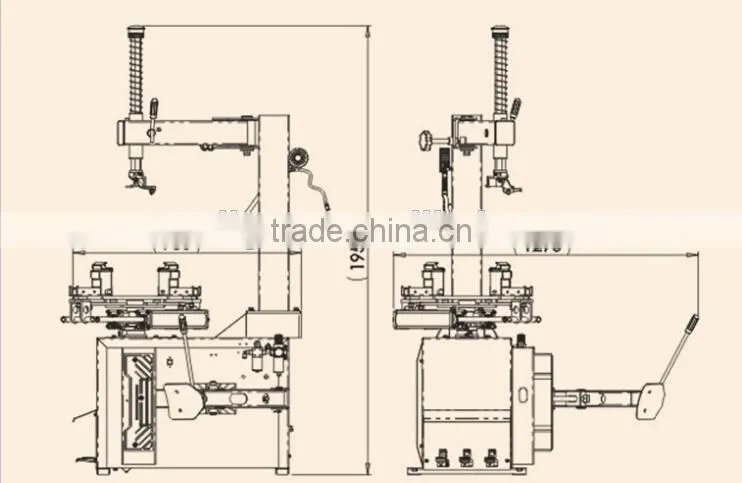 Motorcycle electrical bike tire changer ,china tire changer,used tire changer machine for sale 3 years warranty