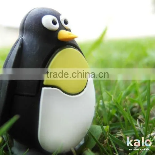 Penguin shape USB 8gb flash drive design gifts