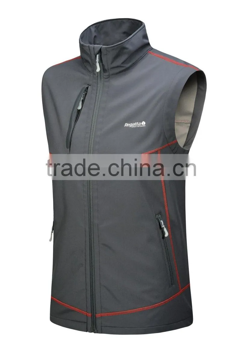 High Quality Cheap Tailored Wholesale Sport Vest Outdoor Jacket Softshell Jacket Work Vest