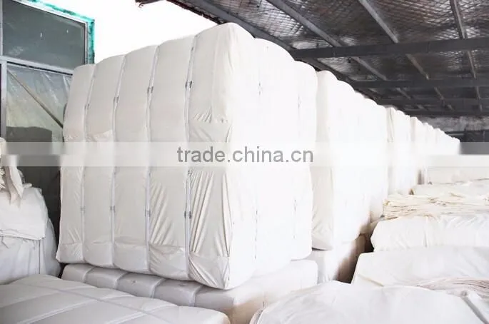 white plain cotton canvas fabric