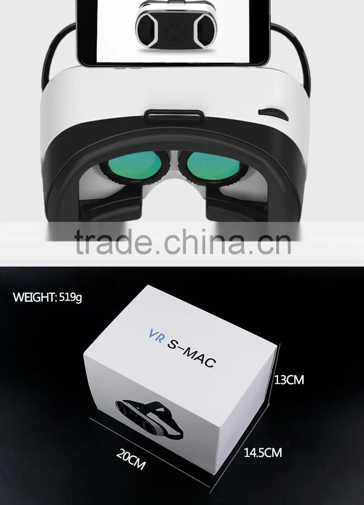 shenzhen 3D vr box 2.0 version virtual reality 3d glasses vrarle