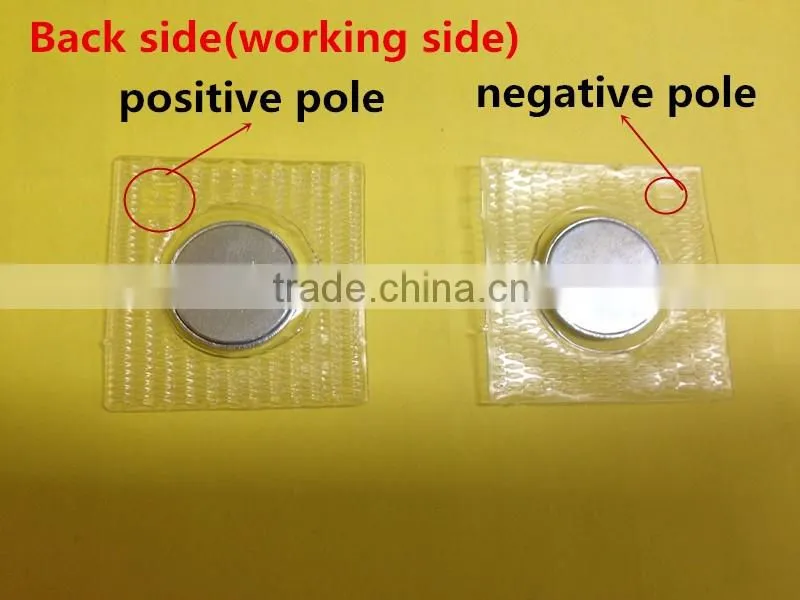 PVC Hidden Magnetic button, hidden snap button