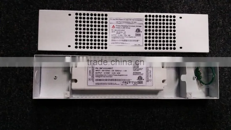ETL cETL 24W phase cut /triac dimming driver 12V constant voltage led power supply
