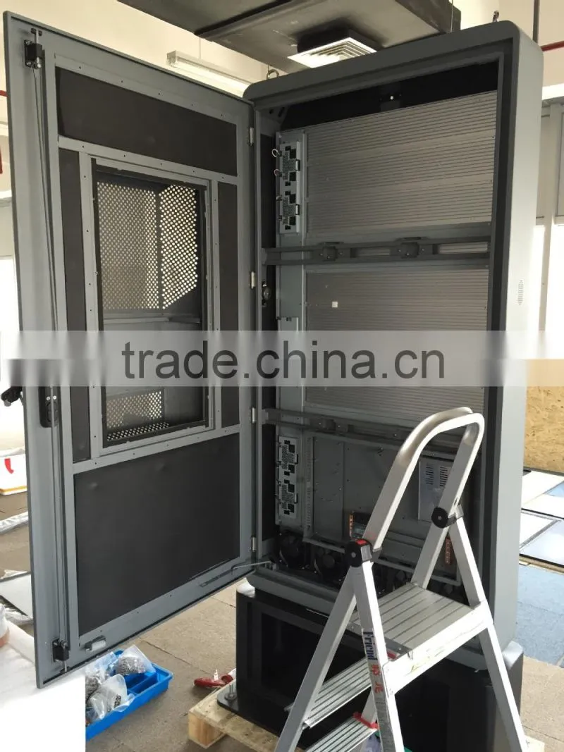 65 inch high brightness outdoor advertising digital signage player lcd display with air conditioner back side