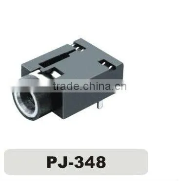 3.5mm mobile phone jack PJ-348,female stereo phone jack