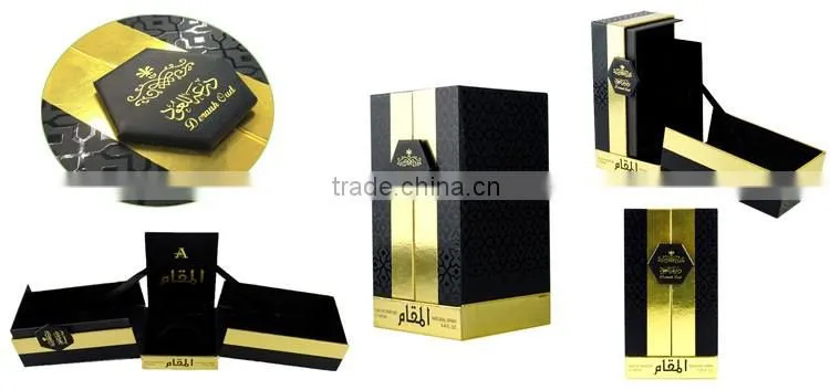 Professional OEM high end unique paper box packaging for perfume bottle