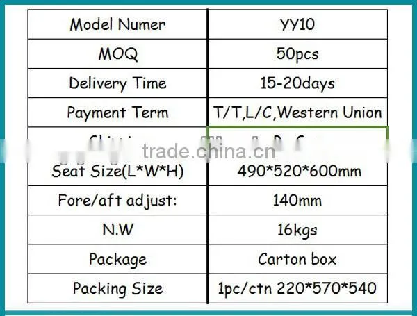 Agricultural Blue PVC Fiat Tractor Seat