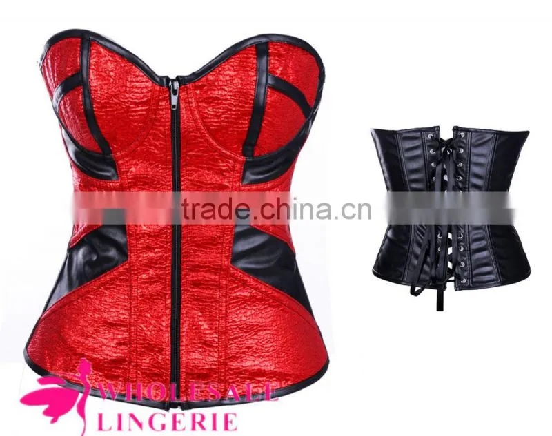 2015 new design sexy red mature corset for waist training corsets for sale