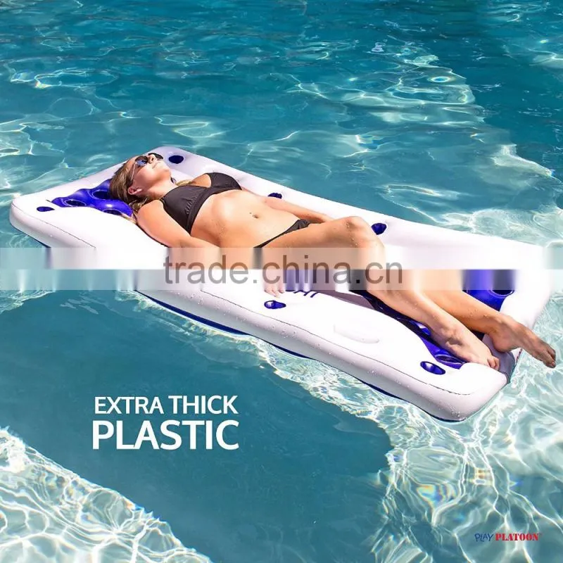 Inflatable Pool Pong Raft 6ft - Portable Pong Surface by Red Cup Pong