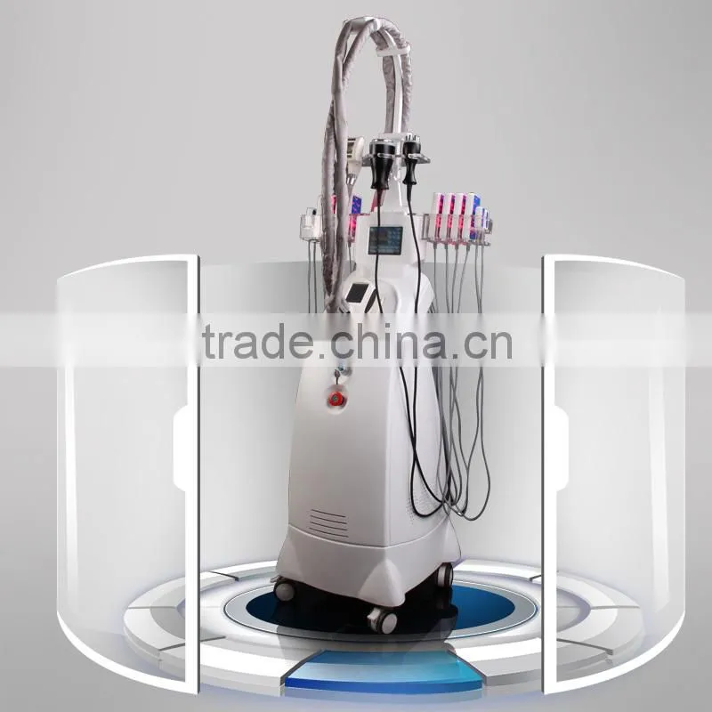2015 multi-functional vacuum roller ultrasonic cavitation lipo massage radio frequency machine