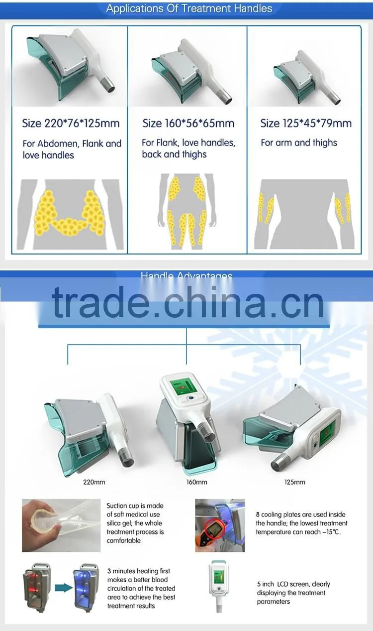 New generation Non invasive criolipolisis 2016 slimming device 3 max cool shaping criolipolisis