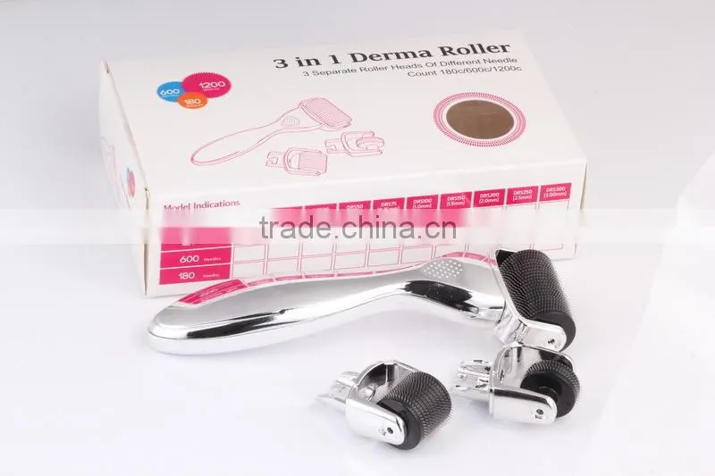 NL-301 New 1200+600+180 micro needle body and face derma roller kit