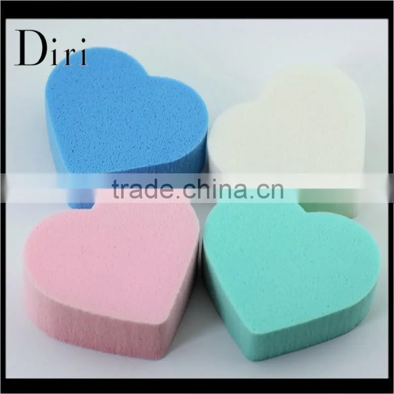 High Quality Beauty lady Heart Shape Sponge Puff ,Powder Puff