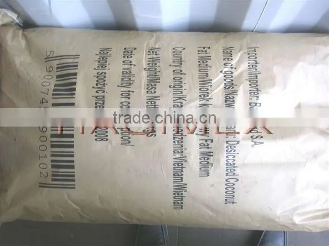 Vietnam desiccated coconut high-fat - Best quality by HAGIMEX