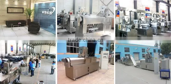 Export reinforced nutritional rice extruder machine processing line