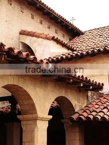 colored spanish tiles roofing for gazebo