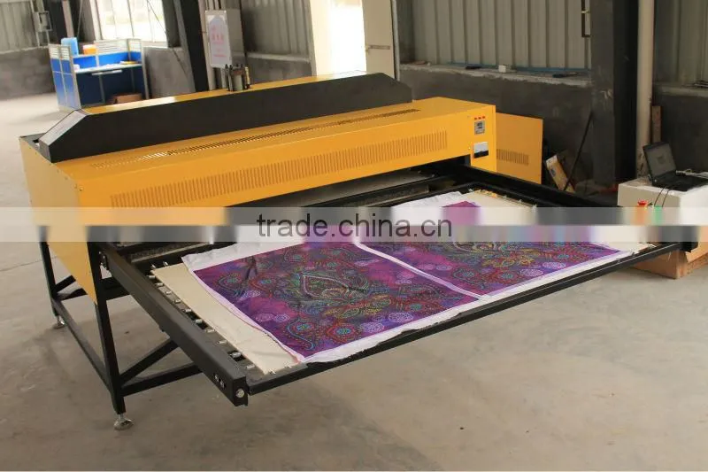 Large Format Double Stations pneumatic heat press equipment high qulity heat press machine transmatic pressing for garment