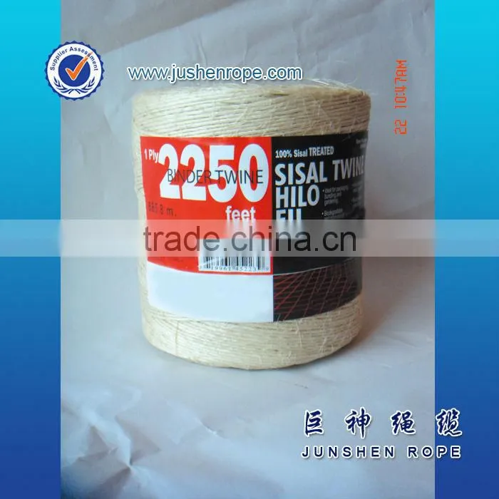 Twisted natural custom 8mm sisal rope wholesale