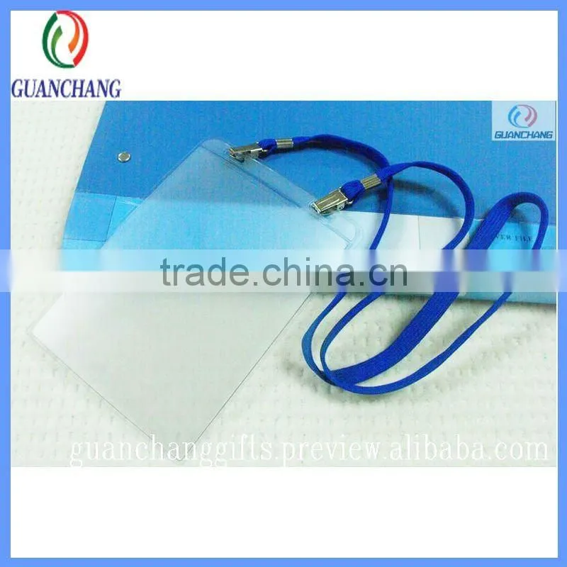 factory custom cheap badge holder necklace