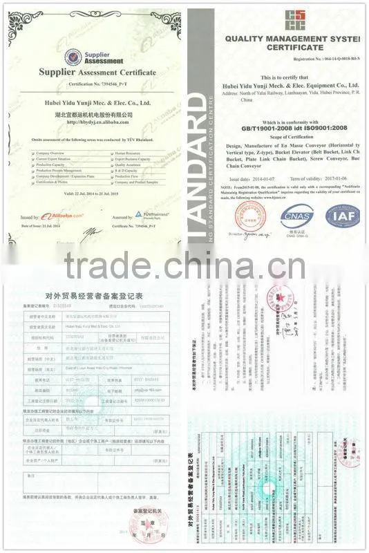 High quality connecting casing for bucket elevator
