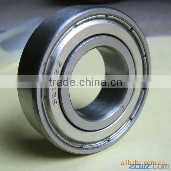 Chinese thin section chrome stell ABEC-5 deep groove ball bearings 6001-ZZ