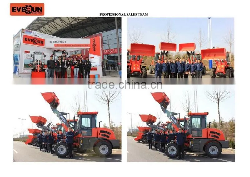 EVERUN Brand CE Approved 1.6ton mini Wheel Loader