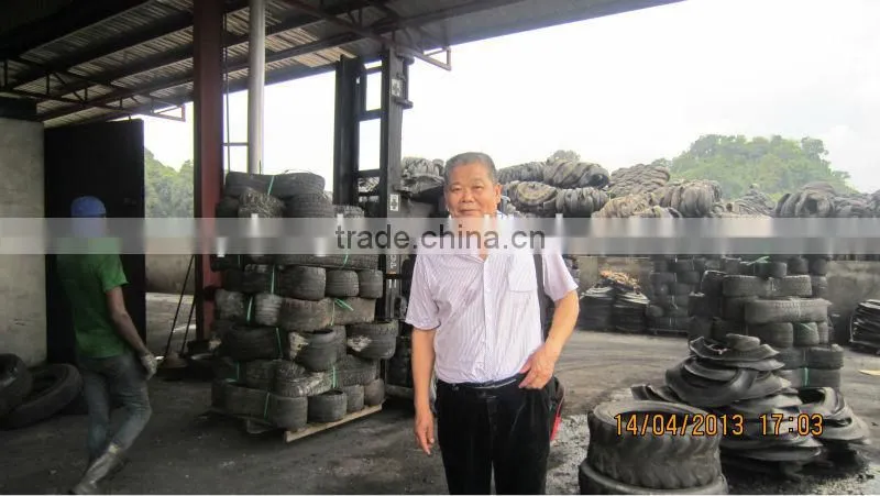 High efficiency batch type waste tire to oil pyrolisis machine