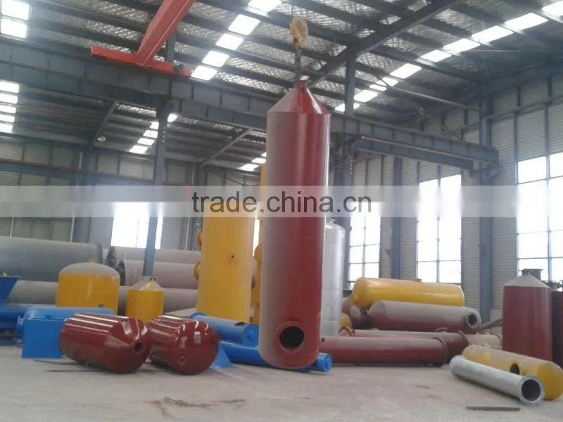 New Generation Green Type Plastic Refining To Oil Machine Continuous Plastic Pyrolysis Unit