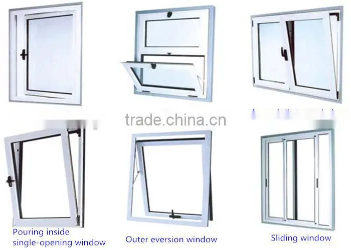 Pattern optional thermal insulation aluminium cast iron windows