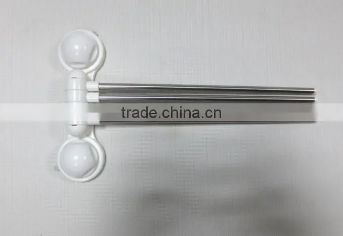 Rotatable 4 Tier Stainless Steel Bathroom Towel Drying Rack Shelf
