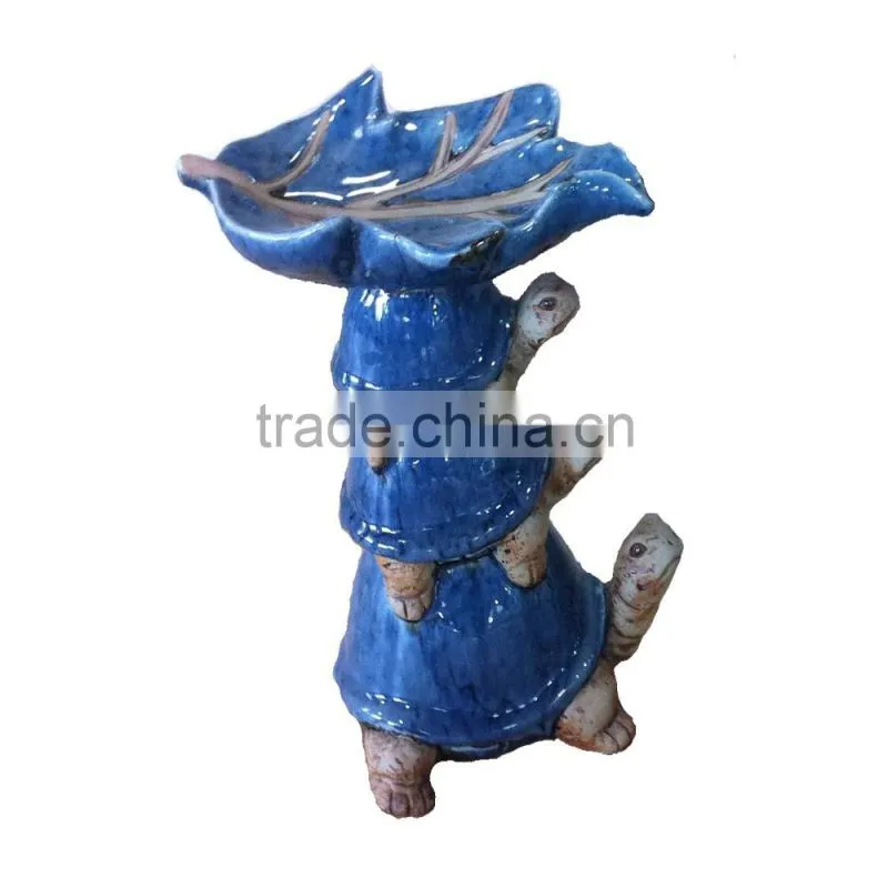 Small size ceramic bird feeder