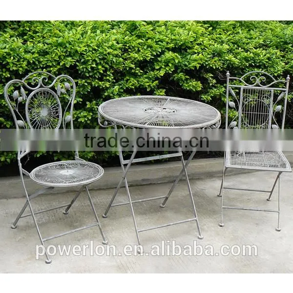 Patio table and chair set