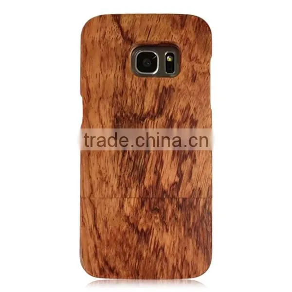 Wooden cell phone case,custom logo real wooden case for Samsung S7