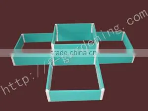vertical garden modules rectangular planter box plastic raised gardening