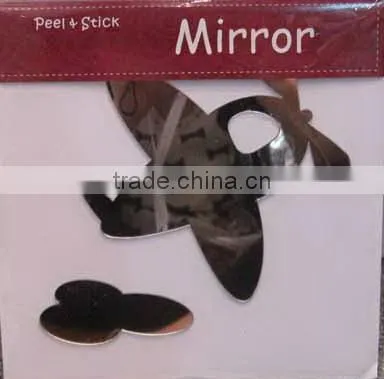 Plane and Wind Arcylic Mirror Wall Stickers