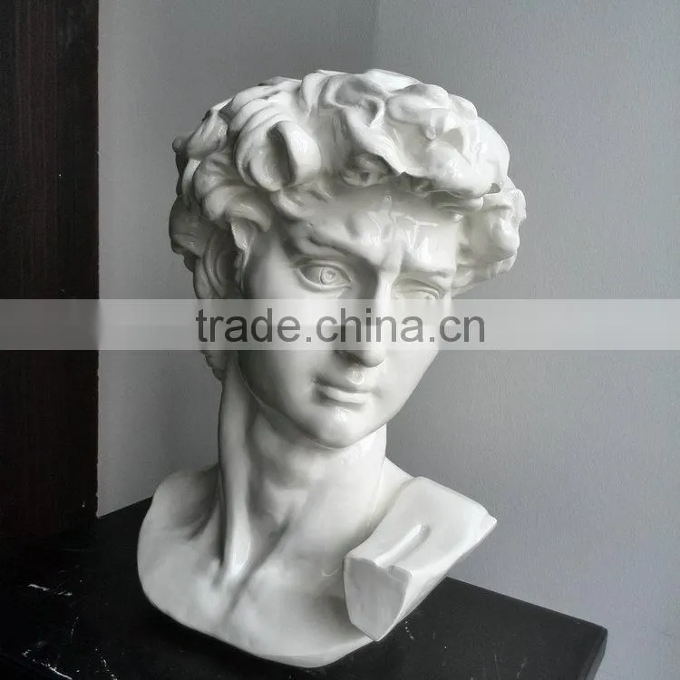 FRP man head statue