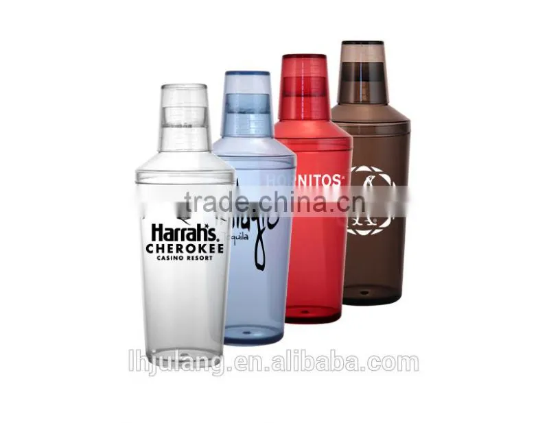BPA-Free Cocktail shaker/Plastic Cocktail shaker/custom cocktail shaker