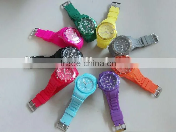 silicon watch for men with Japan movement 2013 wrist watch