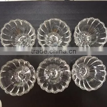 6pcs ice cream cup glassware set