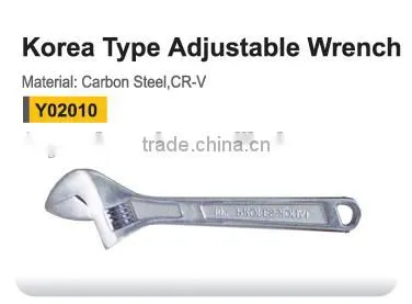 Y02010 Korea type adjustable wrench