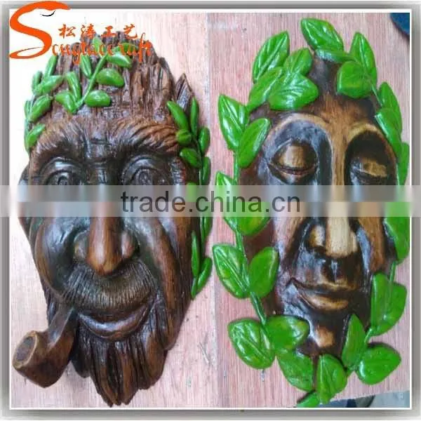 songtao chinese factory customize artificial human tree face masks