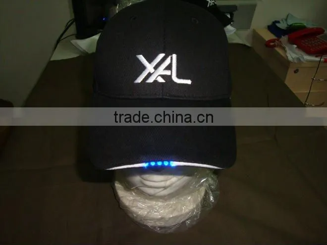 led baseball caps /baseball caps with led lights