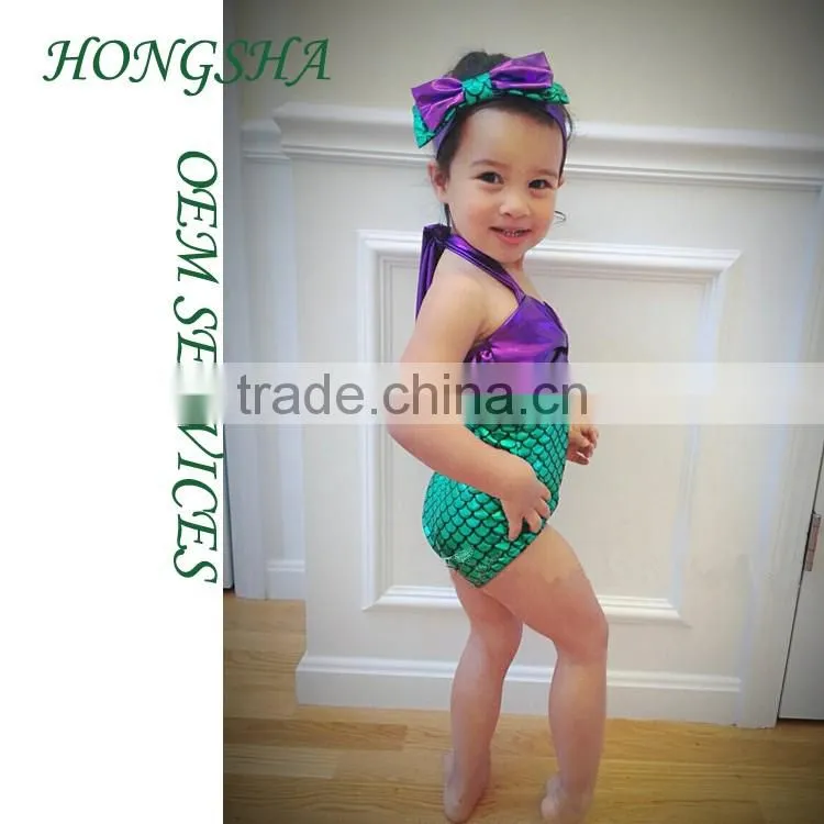 One Piece Mermaid Swimsuit for Girls Loveley Children Mermaid Swimsuit HSs7584